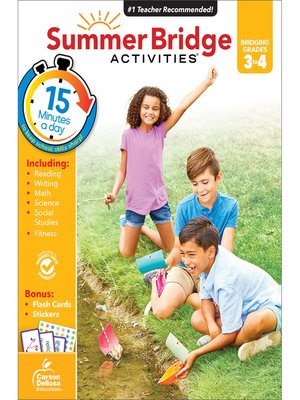 cover image of Summer Bridge Activities&#174;, Grades 3 - 4